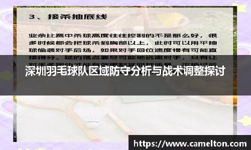深圳羽毛球队区域防守分析与战术调整探讨