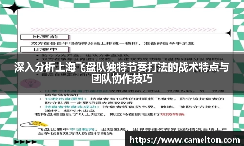 深入分析上海飞盘队独特节奏打法的战术特点与团队协作技巧