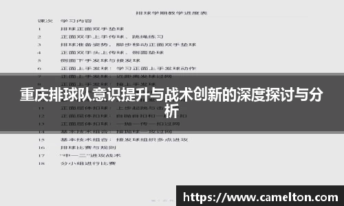 重庆排球队意识提升与战术创新的深度探讨与分析
