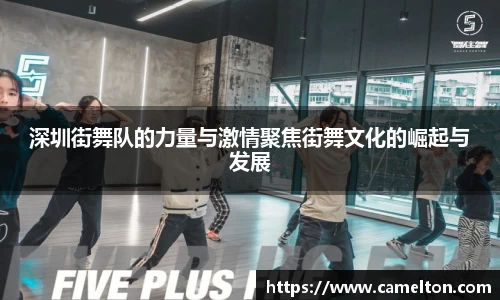 深圳街舞队的力量与激情聚焦街舞文化的崛起与发展